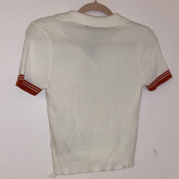 Collared Cropped Tee - Picture 3 of 5